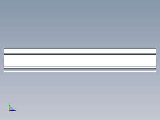 铁路剖面图左视缩略图