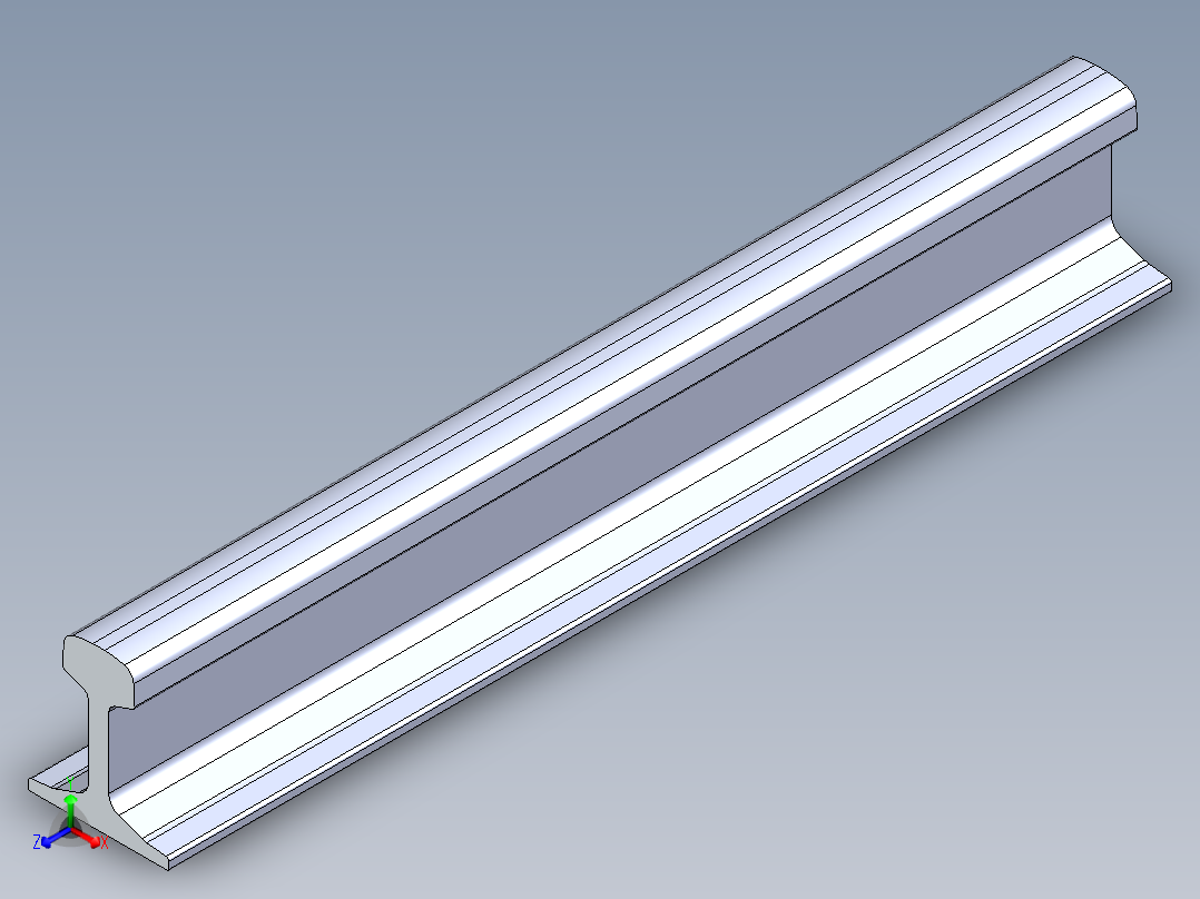 铁路剖面图正等轴测图