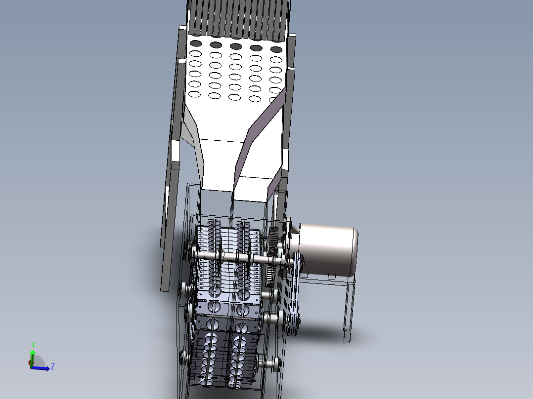 板栗分级切口机设计含SW三维图+二维+说明书