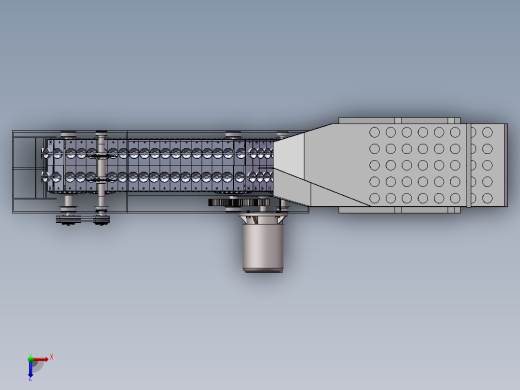 板栗分级切口机设计含SW三维图+二维+说明书俯视缩略图