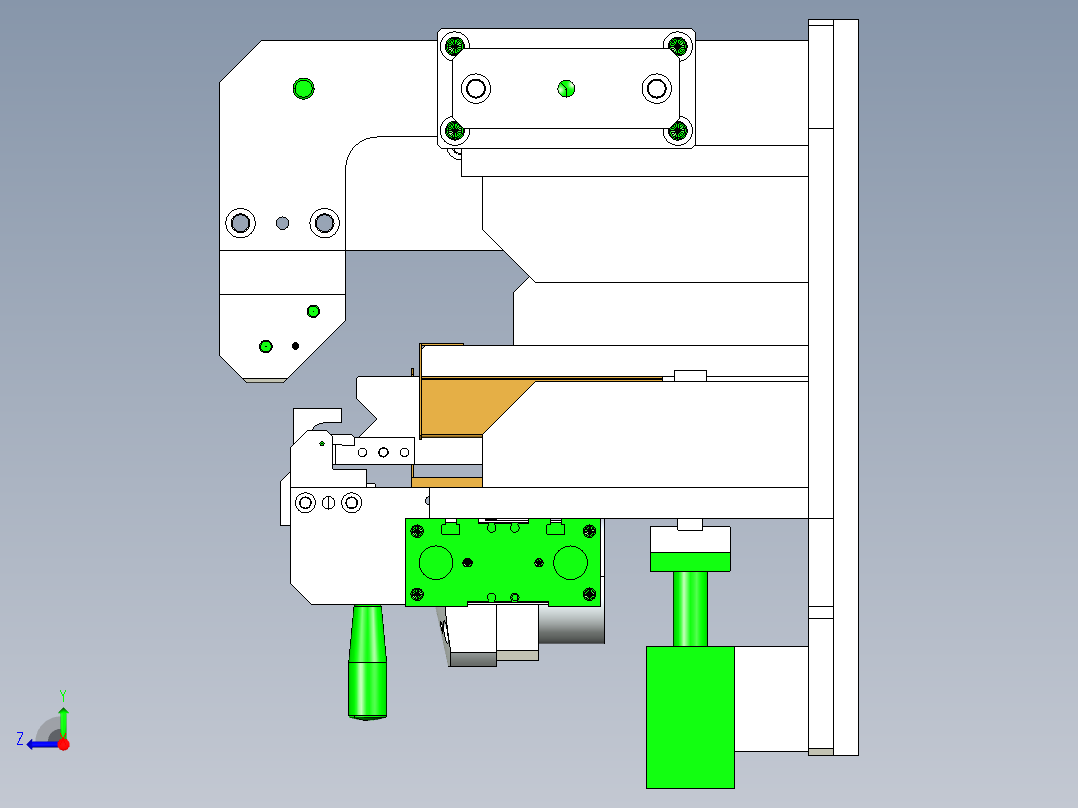 管焊装置右视图