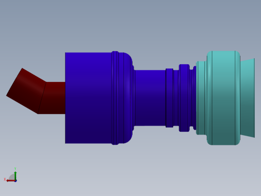 燃气轮机自由式装配---模型格式为 sw后视缩略图