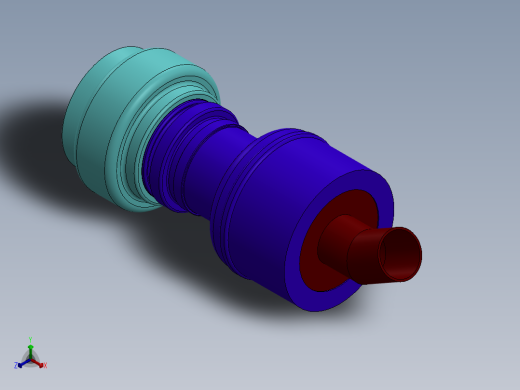 燃气轮机自由式装配---模型格式为 sw正等轴测缩略图