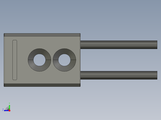 基恩士FU-38L_kc图纸模型右视缩略图