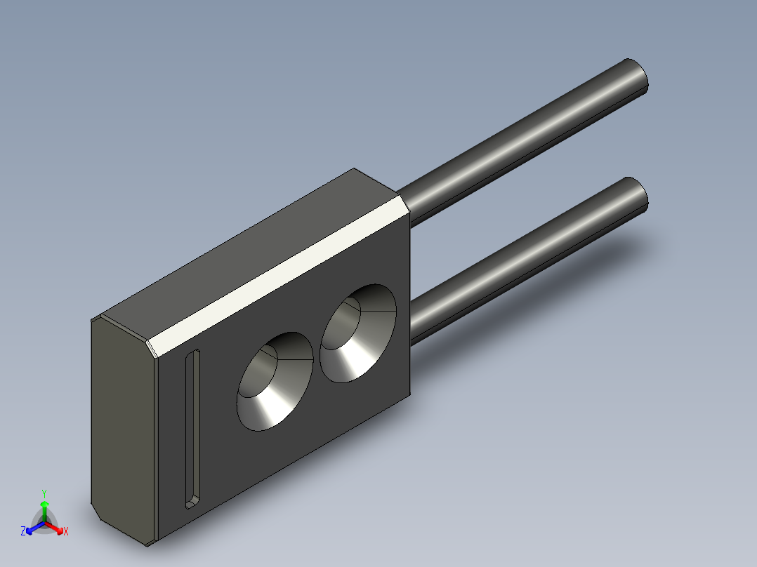 基恩士FU-38L_kc图纸模型正等轴测图