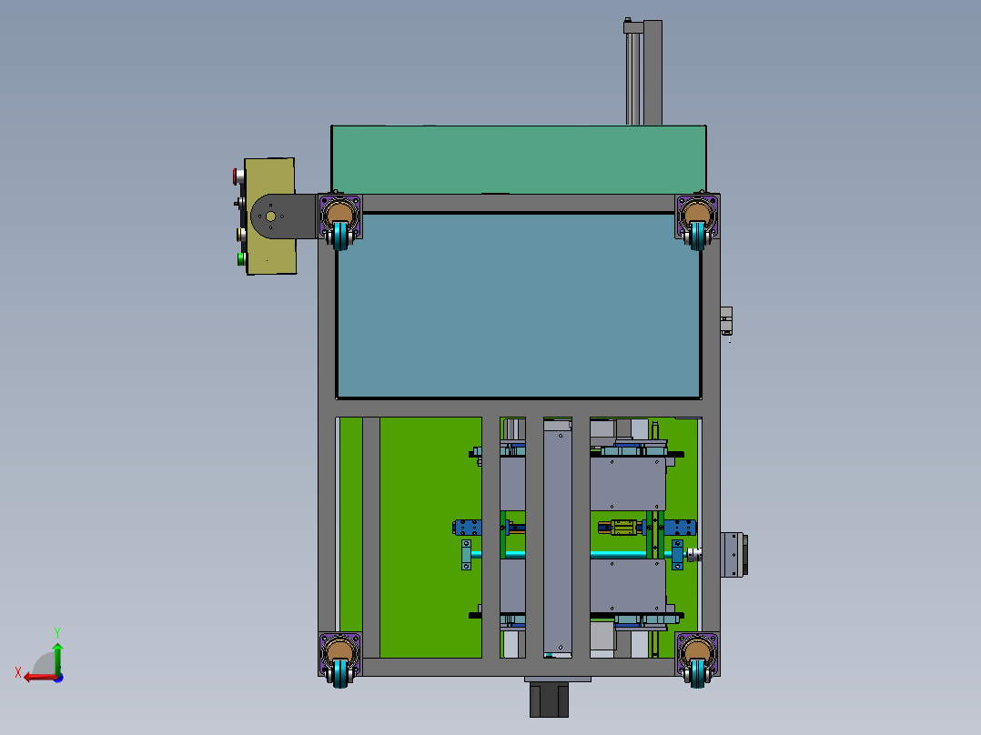 小型纸盒包装折盒机sw18可编辑后视图