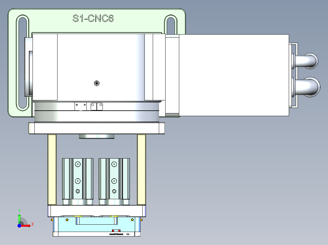 S1-CNC6-笔记本CNC工装夹具三维模型0119前视图