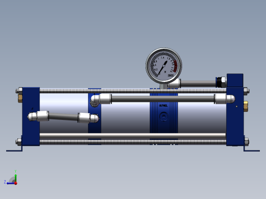 空气增压泵AB-03（sw14可编辑+工程图）右视缩略图