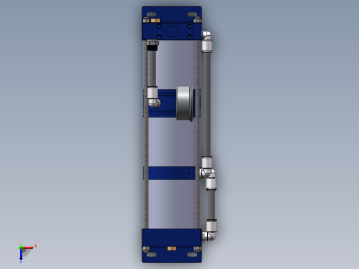 空气增压泵AB-03（sw14可编辑+工程图）俯视缩略图