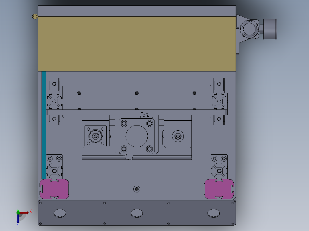 塑胶卡簧装配机sw11可编辑俯视图