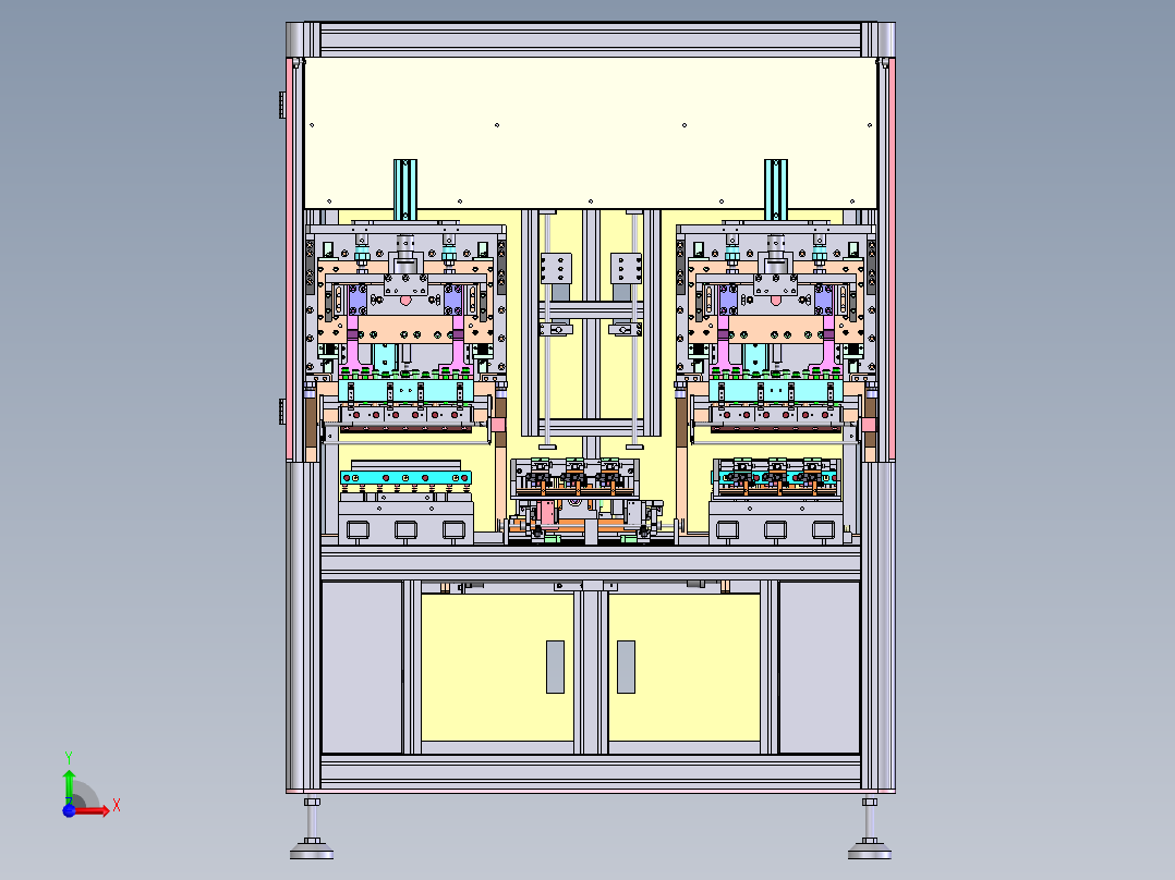 柔性电路板自动压合机sw18可编辑前视图