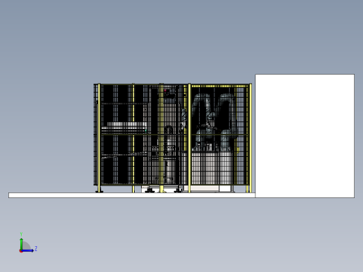发动机缸套3D视觉上料（sw18可编辑+工程图）左视缩略图