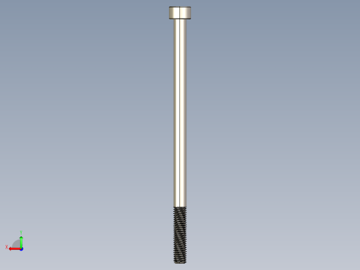 Screw_DIN_912_M5x95_A2.STEP公制内六角螺钉后视缩略图