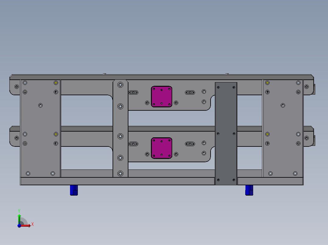 0.375米0.3米双带输送机构