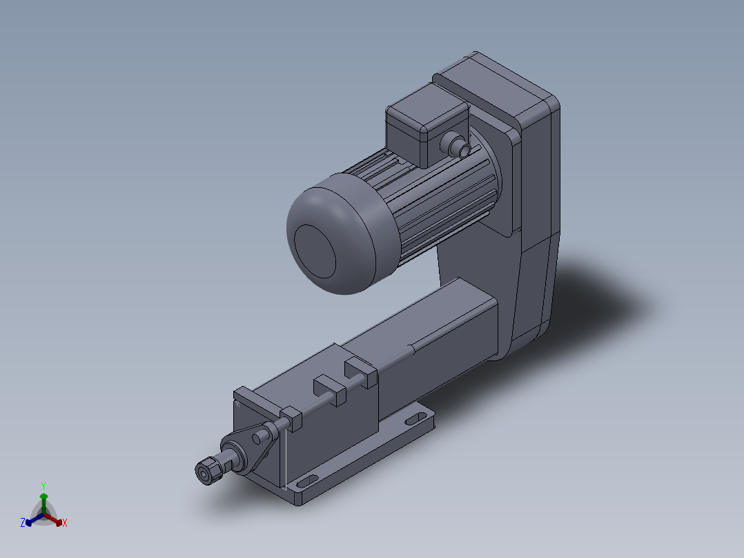 攻丝动力头 65054正等轴测图