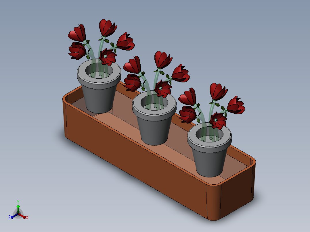 植物(39)正等轴测图