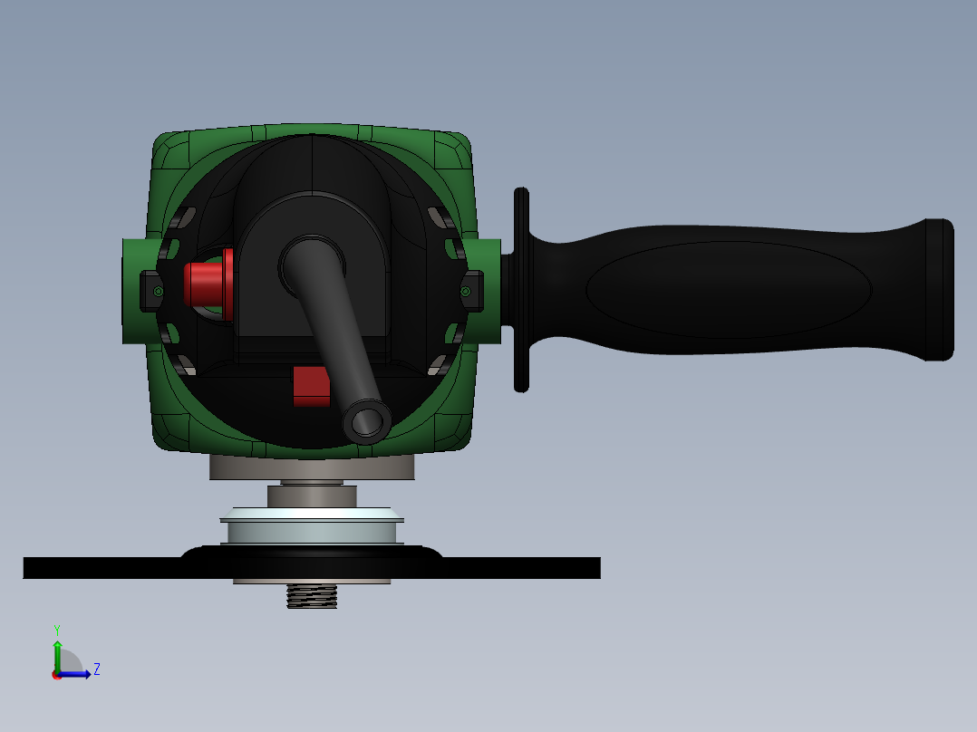角磨机(11)左视图