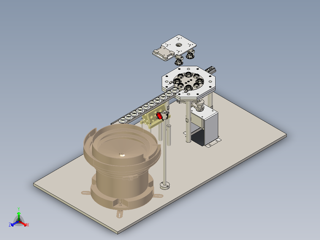 JD-700小型轴承振动送料分度盘