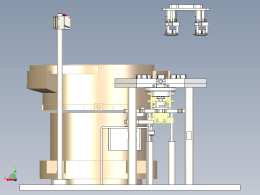 JD-700小型轴承振动送料分度盘后视缩略图