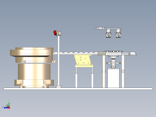 JD-700小型轴承振动送料分度盘右视缩略图
