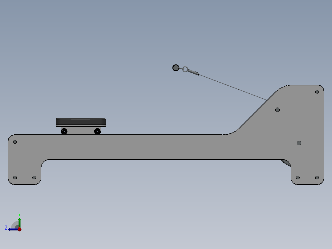 健身器材(92)右视图