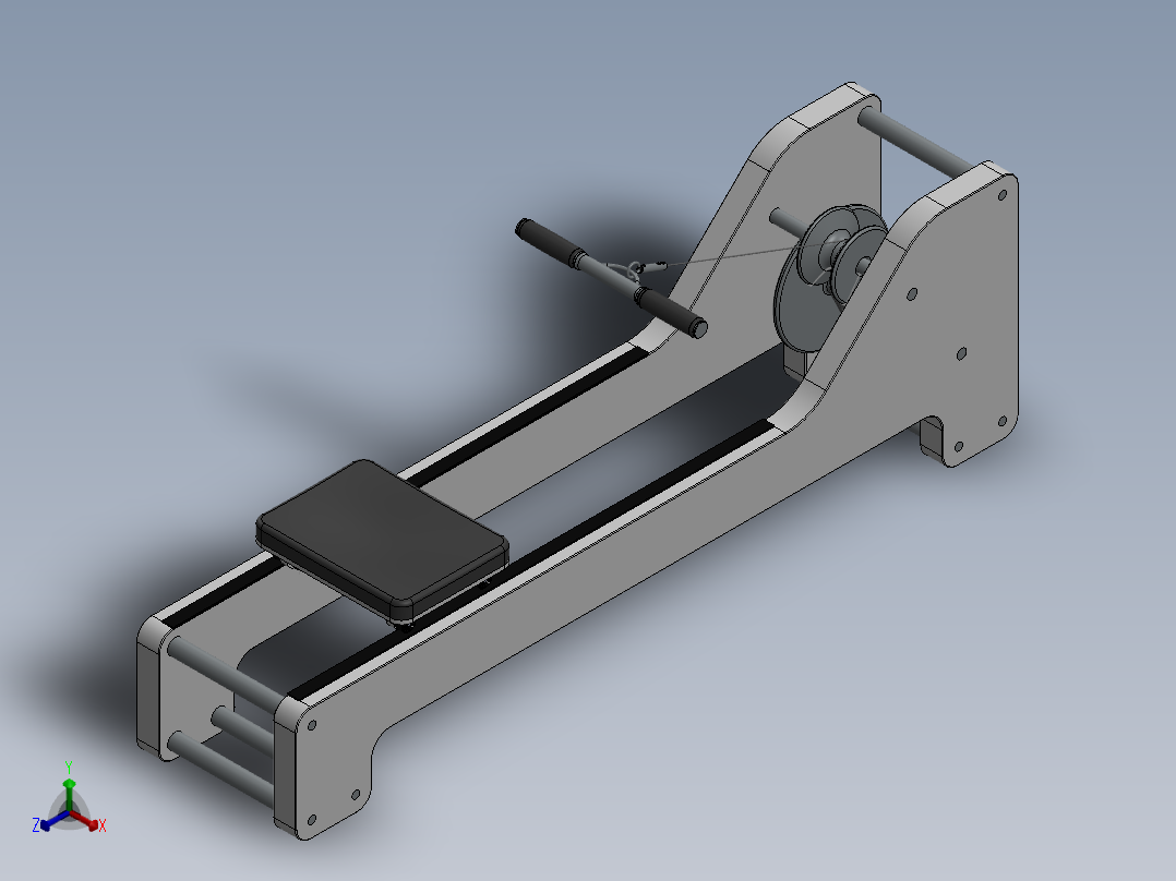 健身器材(92)正等轴测图