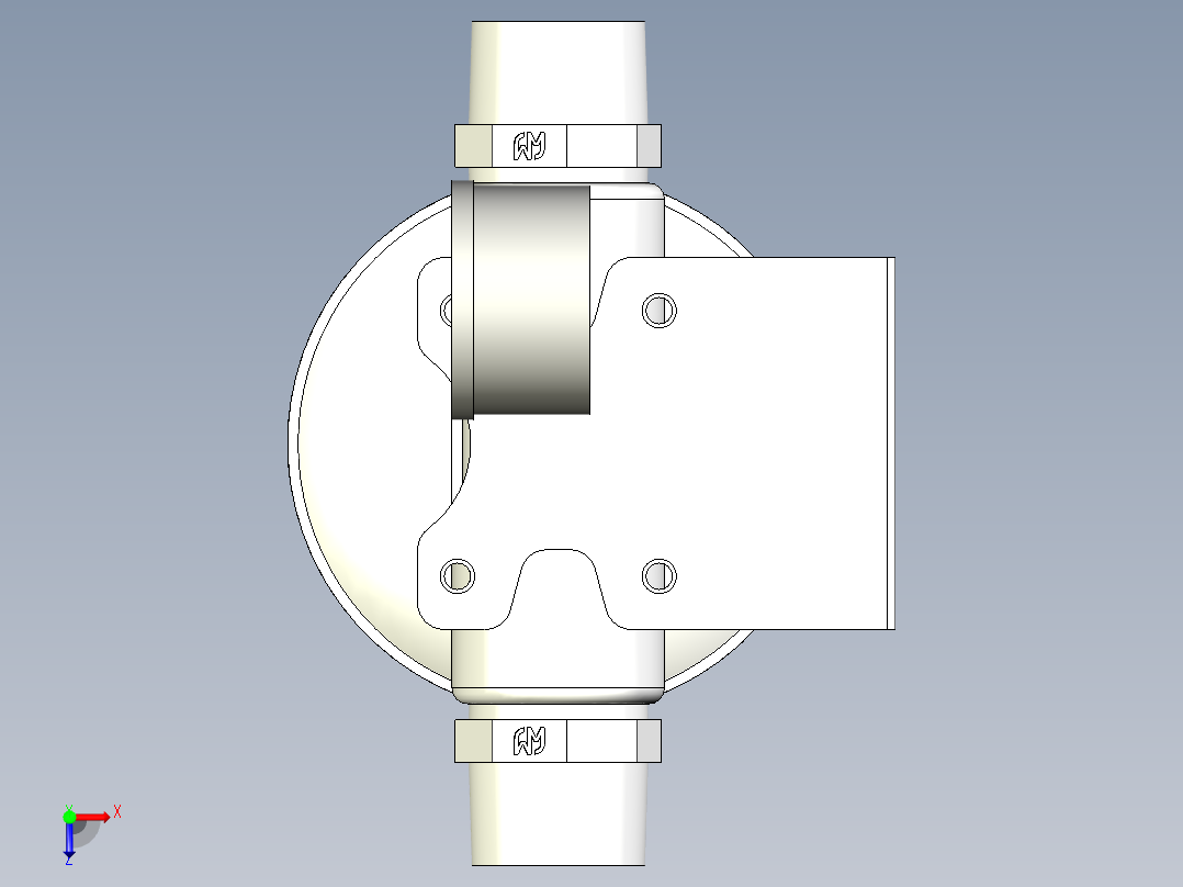 6T前置过滤器俯视图
