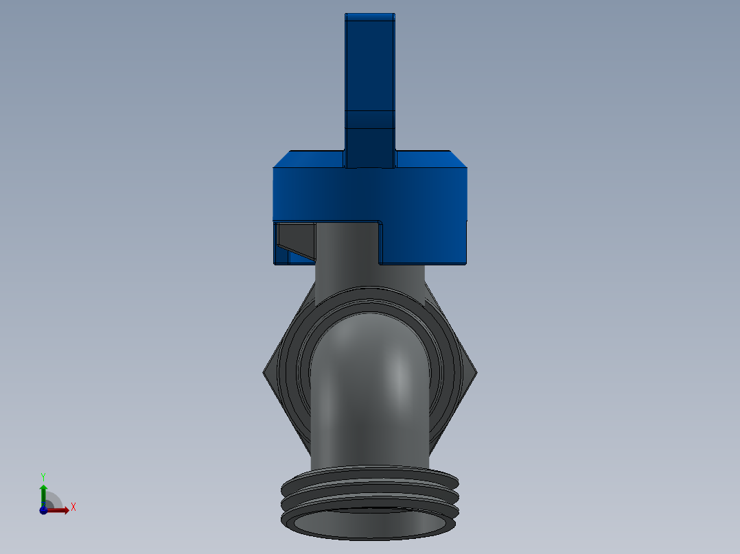 水龙头 花洒(44)前视图