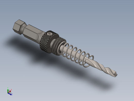 自定心铰链锥形芯+钻头(直径4.6毫米)