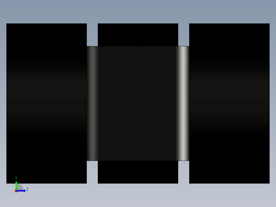 离合器组件左视图