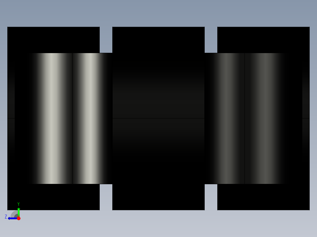 离合器组件右视图
