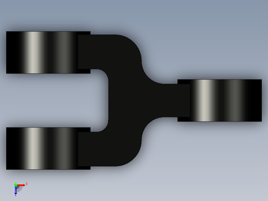 离合器组件俯视图