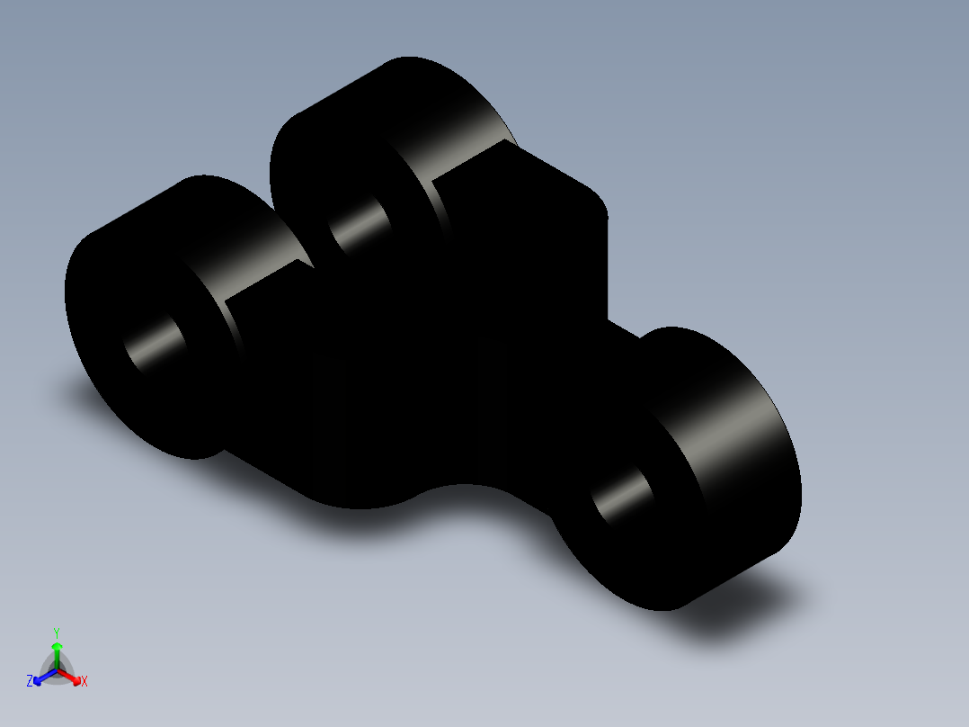 离合器组件正等轴测图