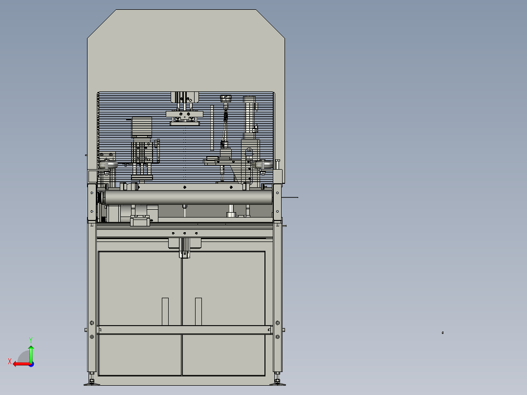 车载产品锁螺丝流水线后视图