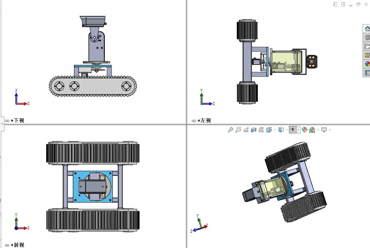 煤矿井下巡检机器人的结构与控制设计200