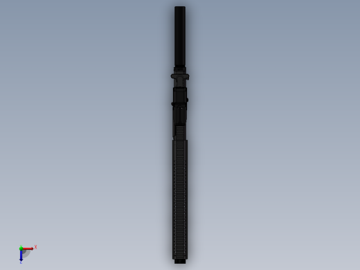 手枪左轮冲锋枪老式狙击步枪设计3D图纸mak47-1 2 IGS SW UG X_T俯视缩略图