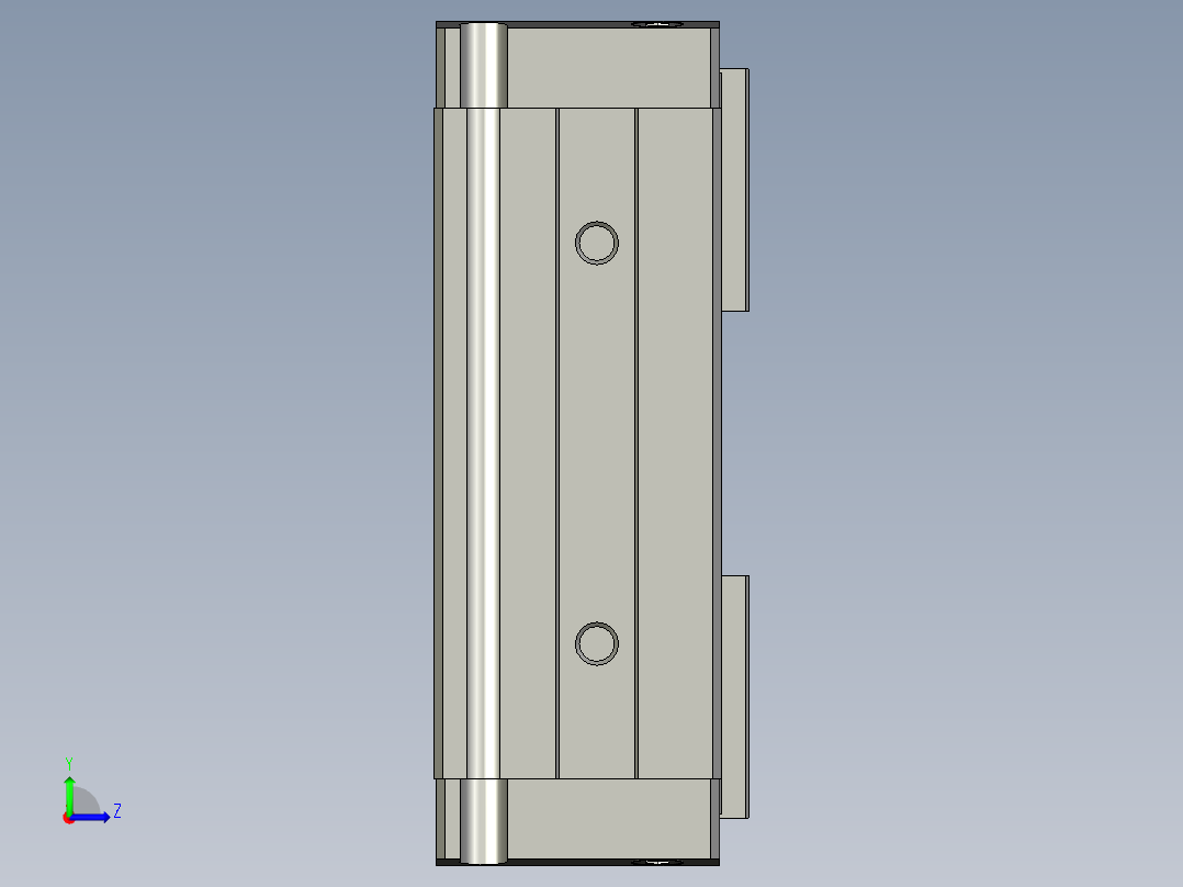 手指气缸HFD12X25左视图