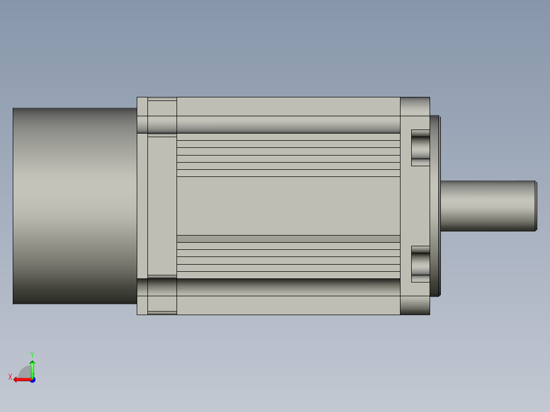 200W伺服60-00630后视图