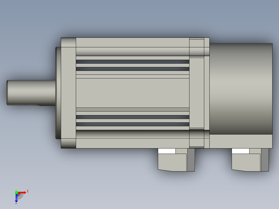 200W伺服60-00630俯视图