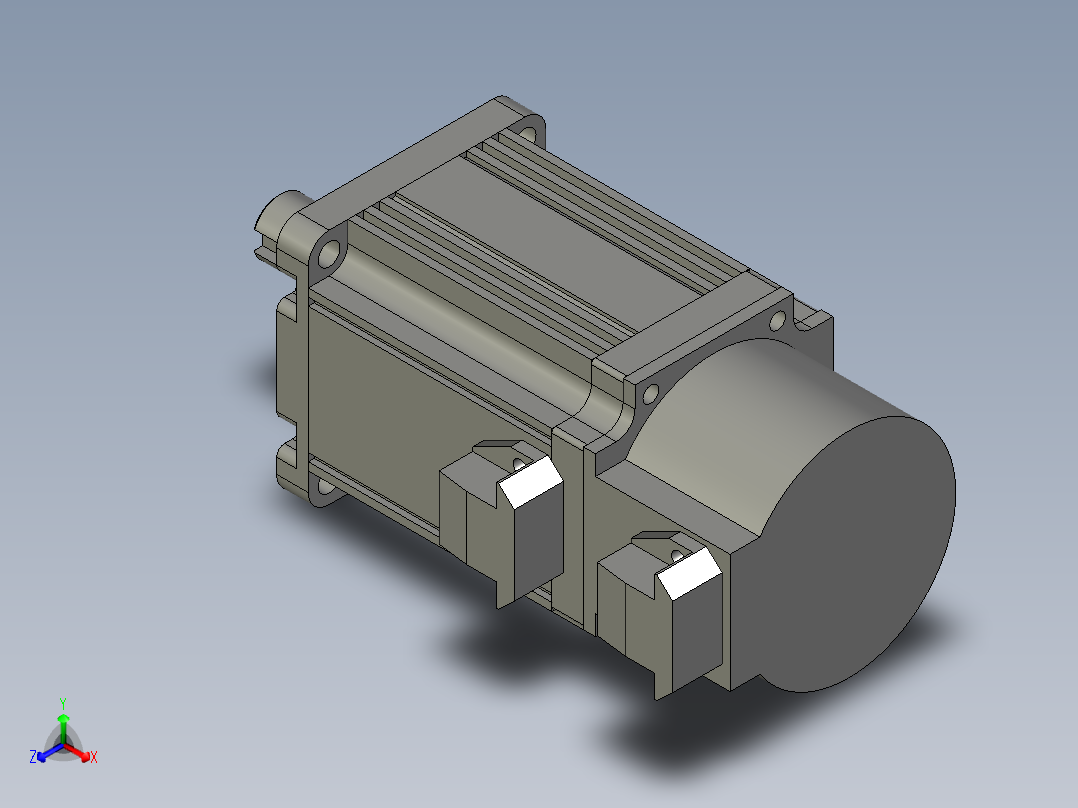 200W伺服60-00630正等轴测图