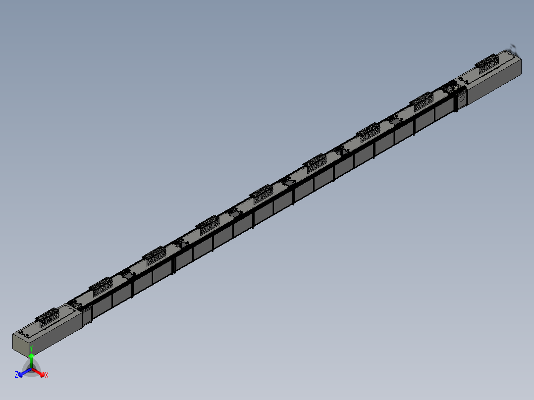 DXLF4901前段倍速链24米24九段OM前视图