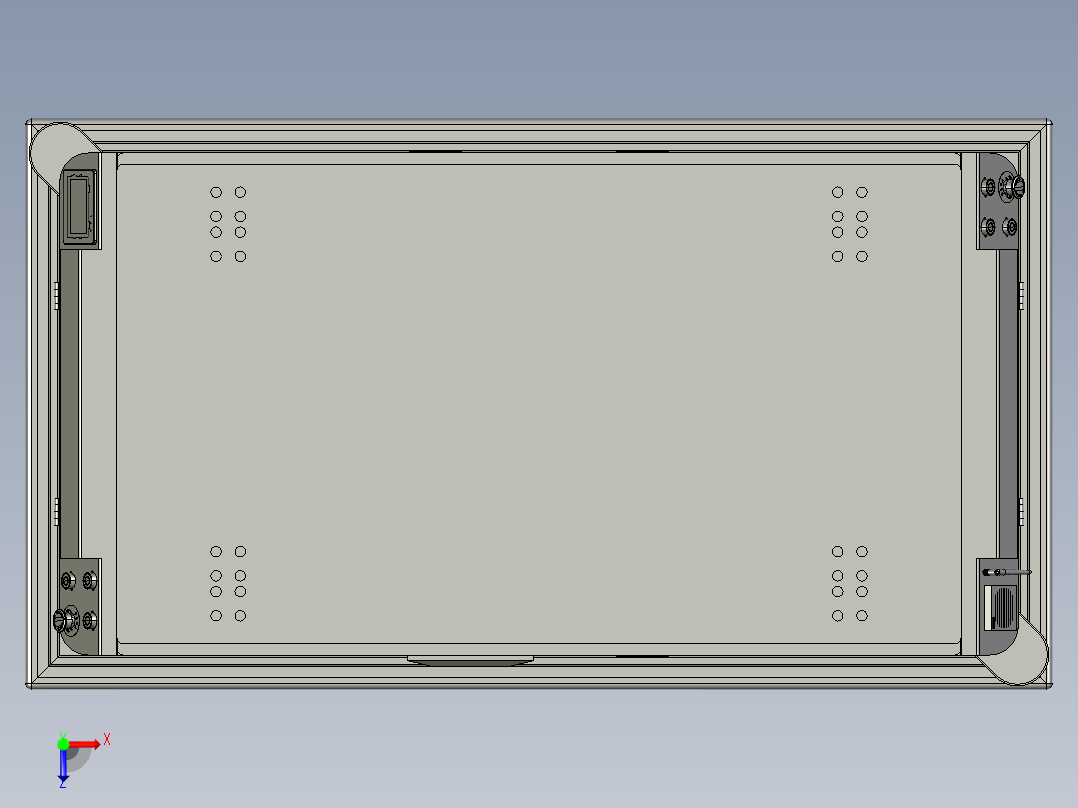 小车叉车仓库搬运设备AMR小车俯视图