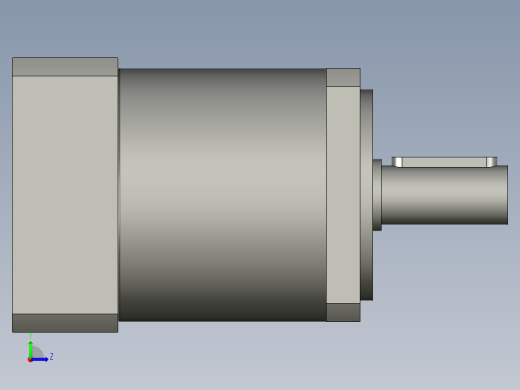 钏匣减速机PF60L1-3-P2-S2-14-30-50-70-M5左视缩略图