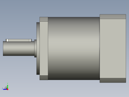 钏匣减速机PF60L1-3-P2-S2-14-30-50-70-M5右视缩略图