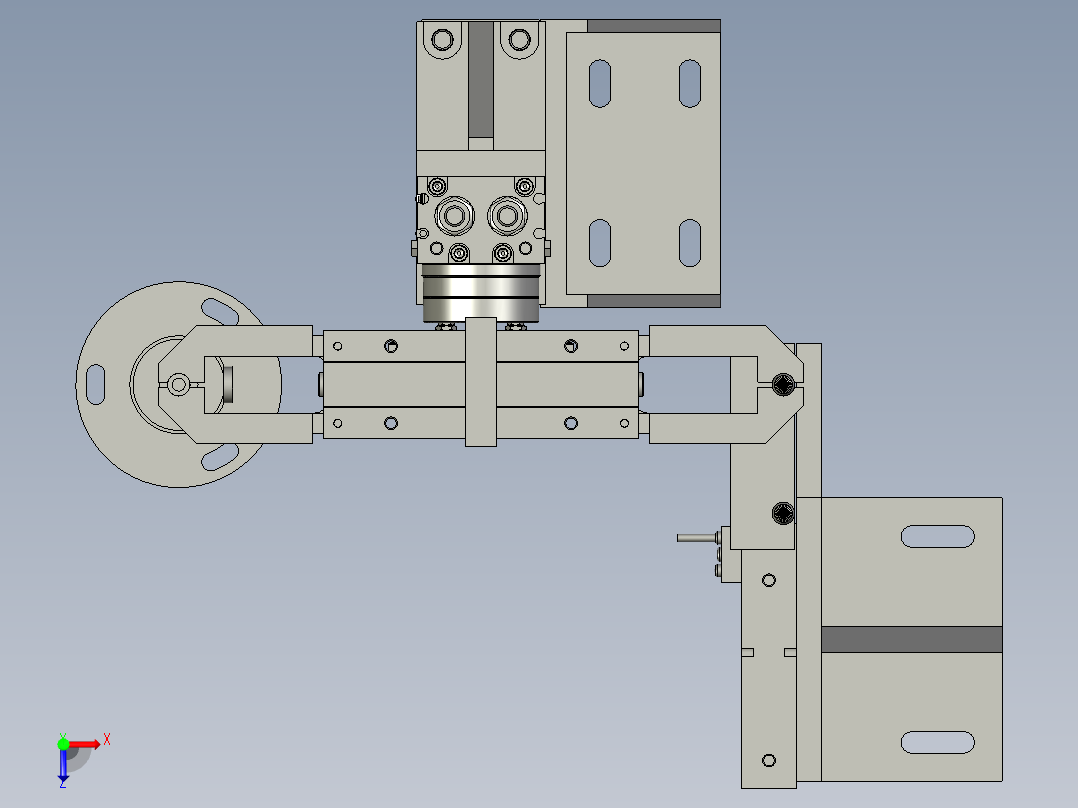 CCD阀泄上料俯视图