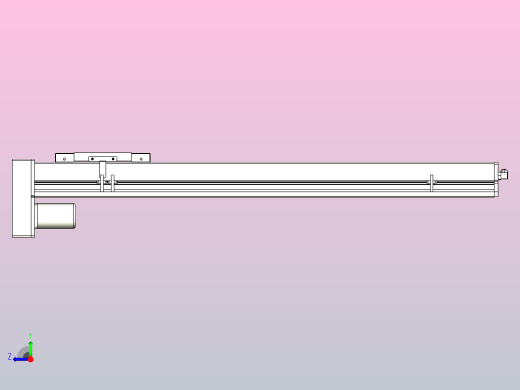 MCH17无尘螺杆滑台[MCH17-L#-800-BM-P40-C3]右视缩略图