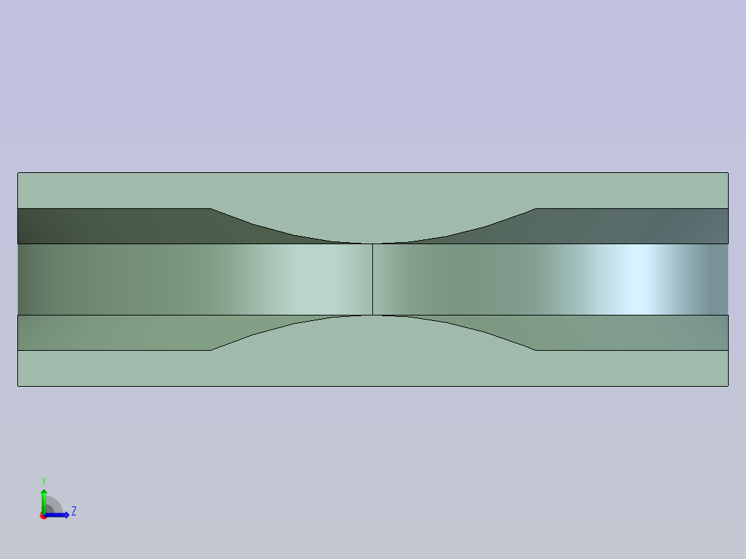 散热器风扇 stp左视图