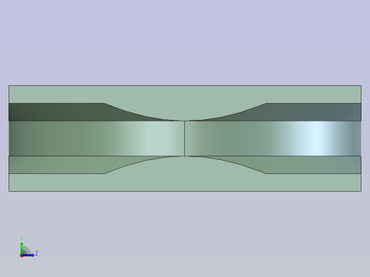 散热器风扇 stp左视缩略图