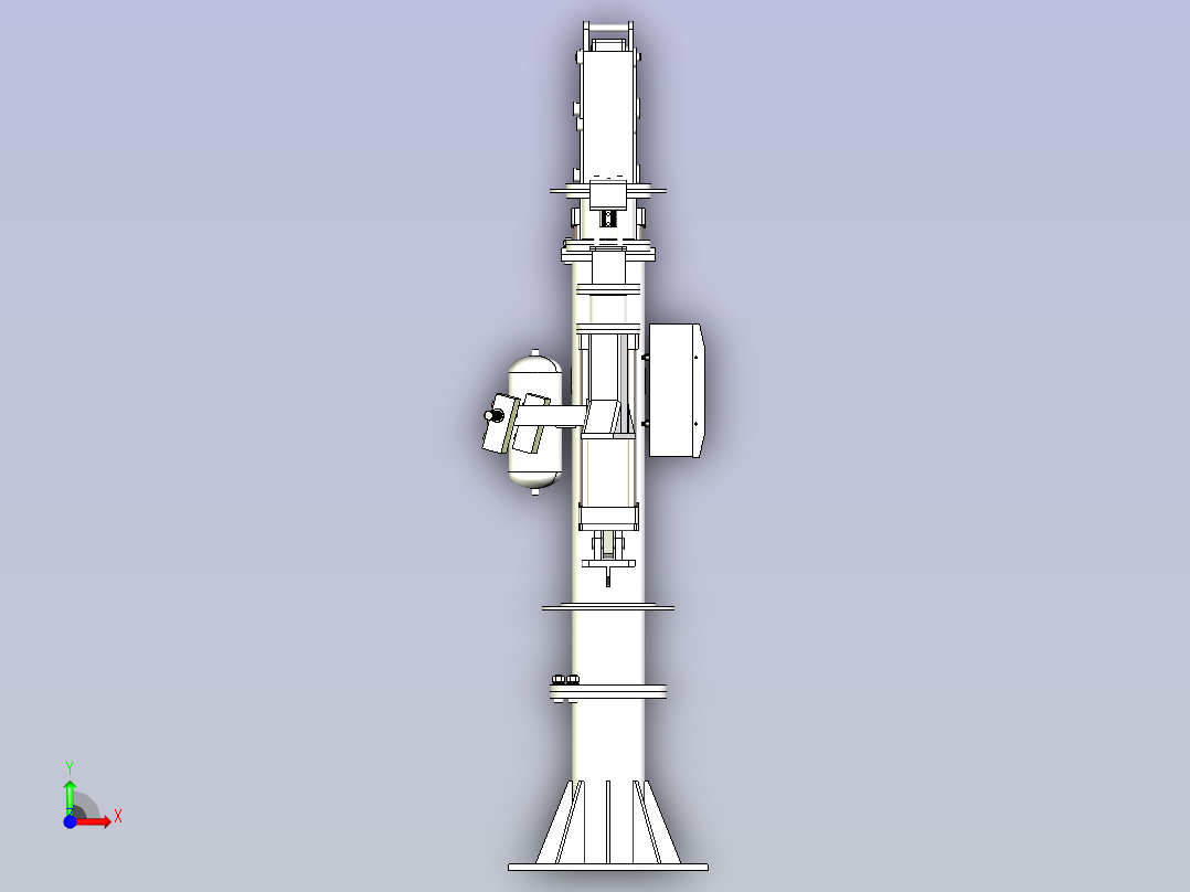 立柱式助力机械手前视图