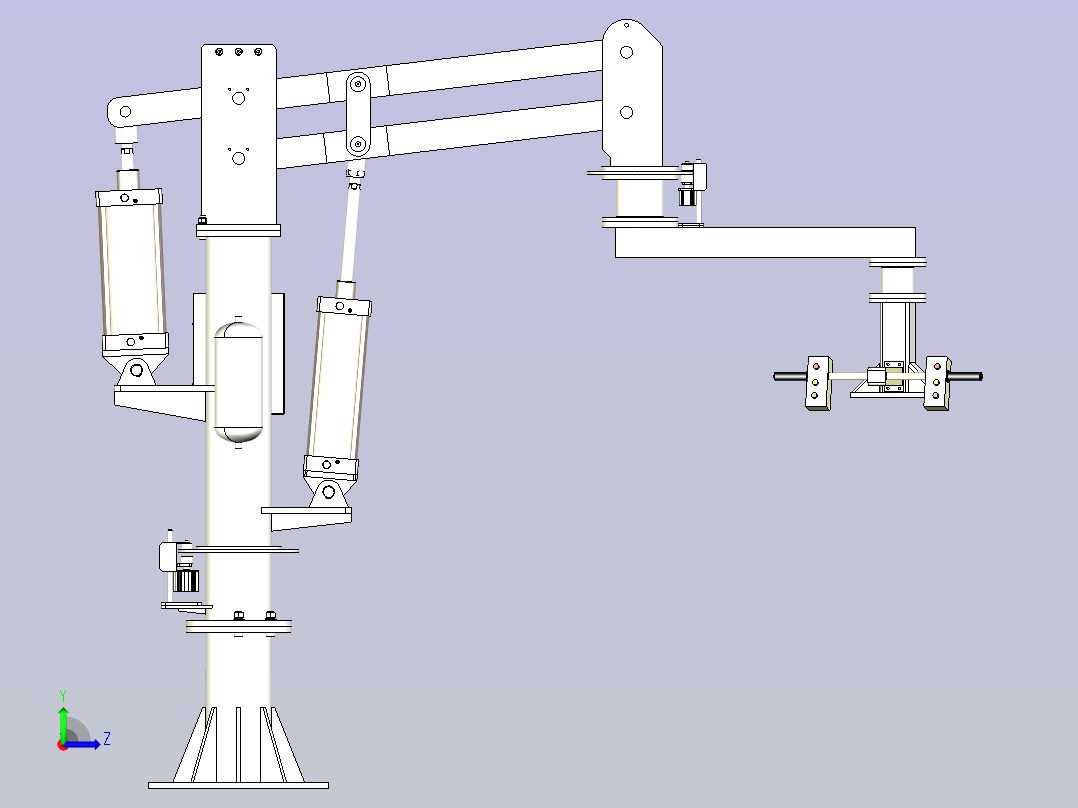 立柱式助力机械手左视图